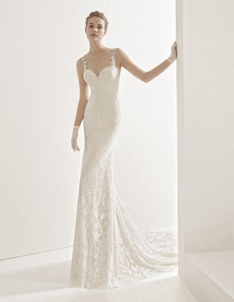 rosa clará vestidos de novia 2017, colección delicada [fotos