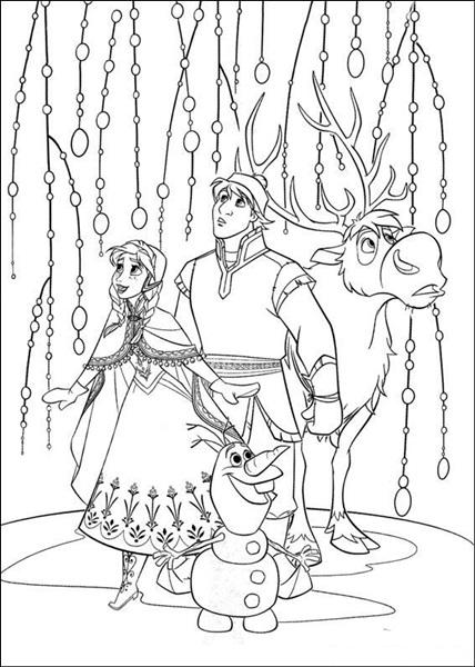 dibujos para colorear frozen anna kristoff sven y olaf dibujos para colorear frozen anna kristoff sven y olaf