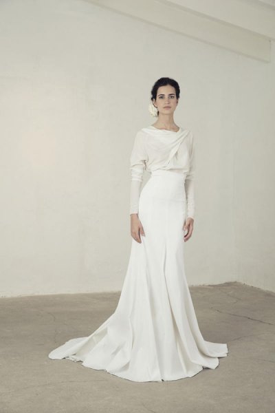vestidos de novia de dos piezas 2017, ¡sé diferente en tu boda