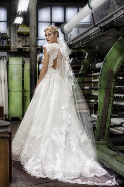 vestidos de novia de encaje 2017: los que marcan tendencia [fotos