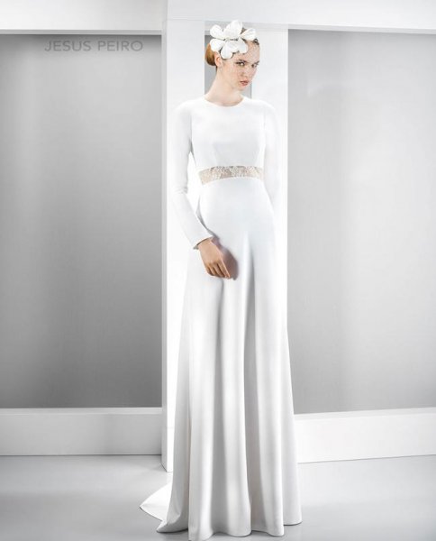 vestidos de novia de manga larga 2017, estilo sofisticado [fotos