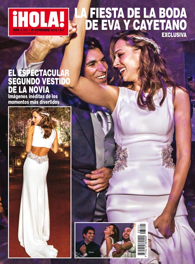 Eva González: su segundo vestido de novia más sensual portada ¡Hola!