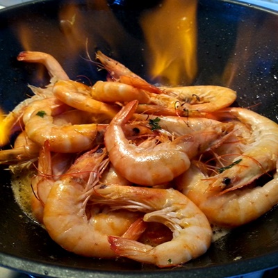 Gambas al Brandy