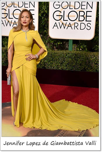 Globos de Oro 2016: Las 5 mejor vestidas Jennifer Lopez