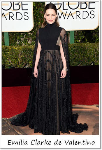 Globos de Oro 2016: Las 5 peor vestidas Emilia Clarke