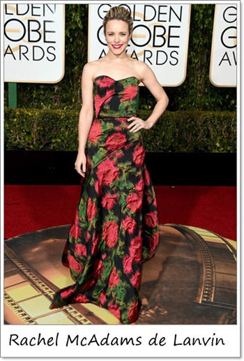 Globos de Oro 2016: Las 5 peor vestidas Rachel McAdams