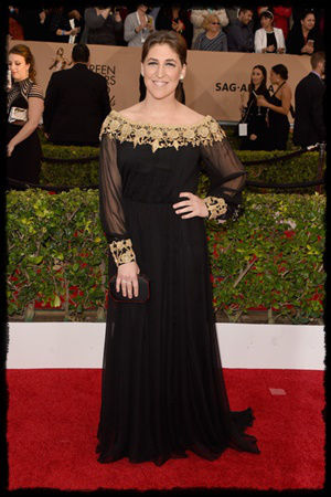 SAG Awards 2016: las 5 peor vestidas Mayim Bialik