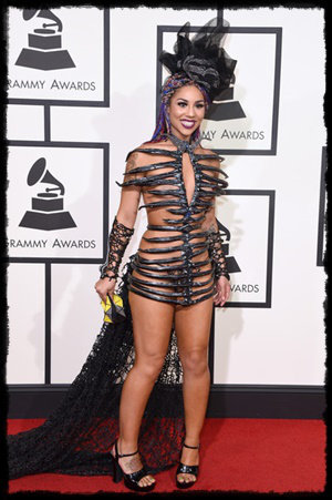 GRAMMYs 2016: Las 5 peor vestidas Joy Villa
