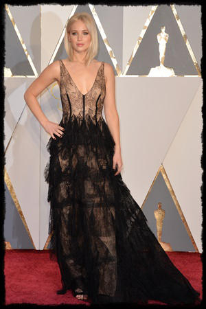 Oscar 2016: las 5 mejor vestidas Jennifer Lawrence de Dior