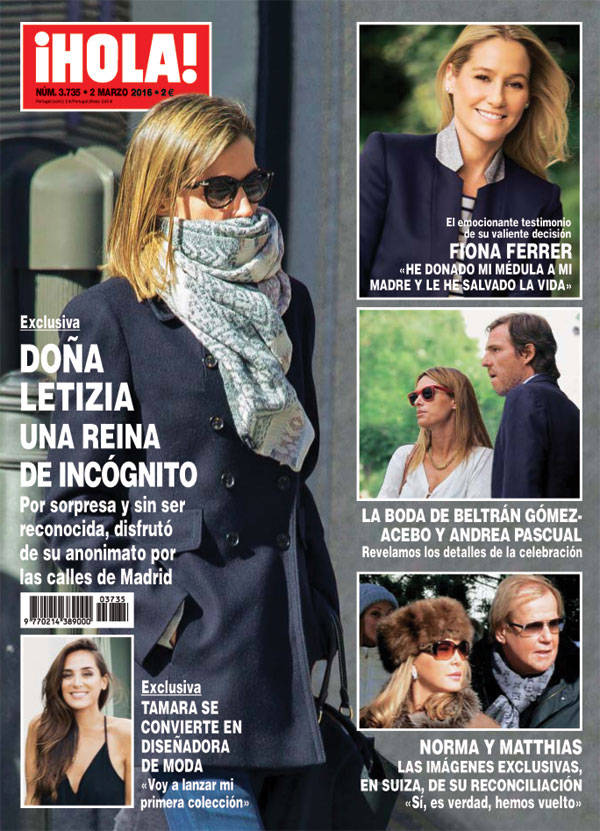 Reina Letizia, portada ¡Hola!