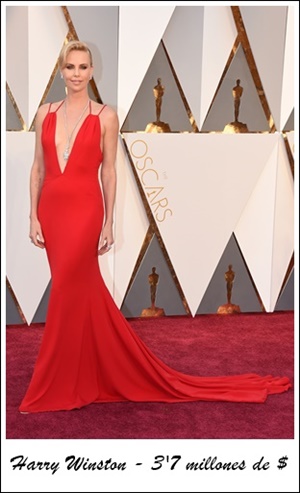 Los 5 looks más caros de los Oscars 2016 Charlize Theron