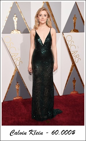 Los 5 looks más caros de los Oscars 2016 Saoirse Ronan