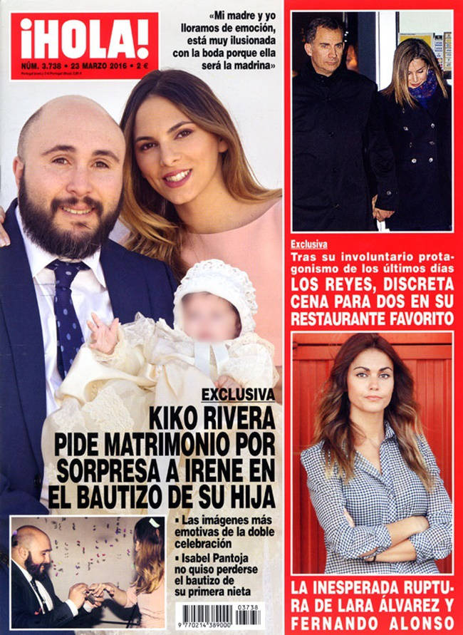 Kiko Rivera e Irene Rosales portada ¡Hola!