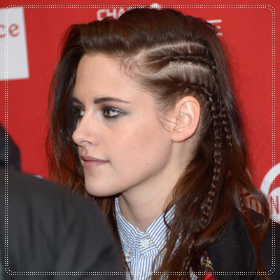 Los 10 mejores peinados de Kristen Stewart: trenzas boho