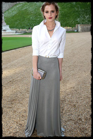 El estilo de Emma Watson en 10 looks: Saint Laurent