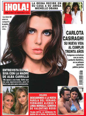 Fernando Alonso y Linda Morselli portada ¡Hola!