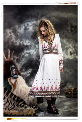 10 vestidos boho para el otoño 2016: Highly Preppy