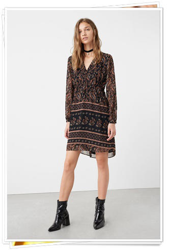 10 vestidos boho para el otoño 2016: Mango