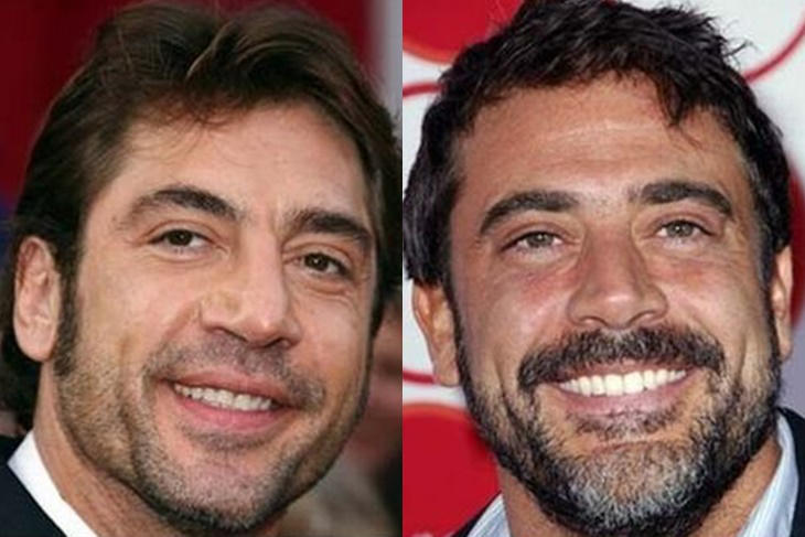10 parecidos razonables entre famosos: Javier Bardem y Jeffrey Dean Morgan
