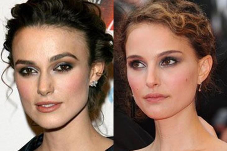 10 parecidos razonables entre famosos: Keira Knightley y Natalie Portman