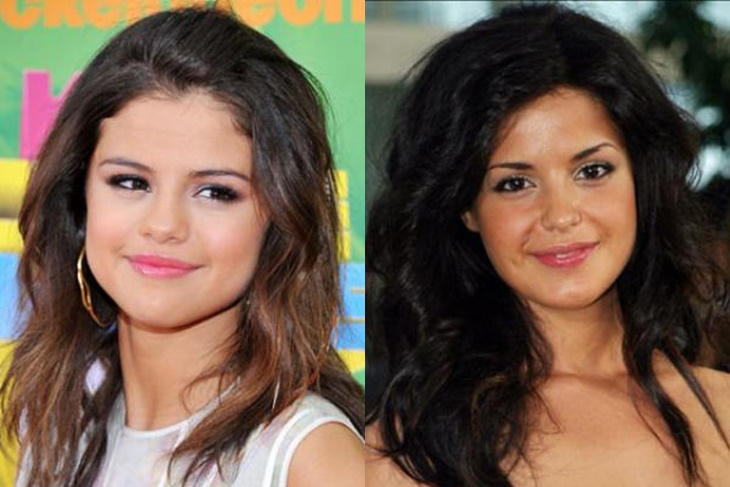 10 parecidos razonables entre famosos: Selena Gomez y Marta Torné