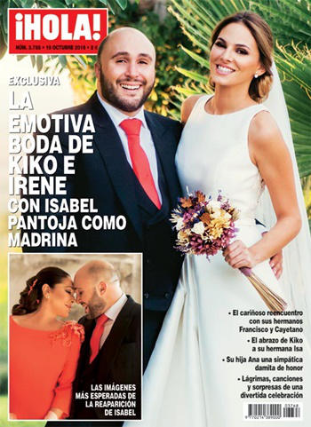 Kiko Rivera e Irene Rosales boda portada ¡Hola!