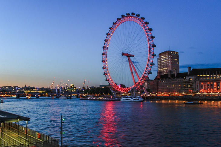 Los 10 lugares del mundo más compartidos en Instagram: London Eye