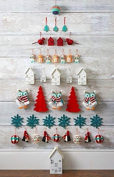 Árbol con adornos