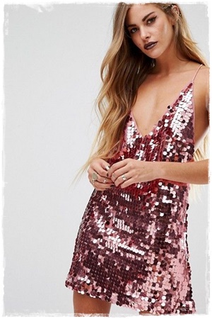 5 Looks de última hora para Nochevieja: vestido de lentejuelas