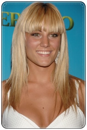 Edurne, sus mejores cambios de look: flequillo