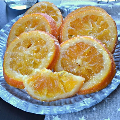La fruta escarchada