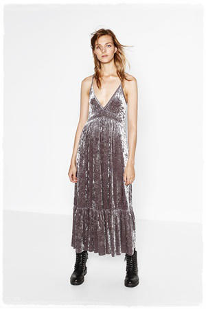 10 Looks de terciopelo para Navidad 2016: vestido largo