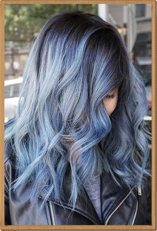 Color de pelo 2017 tendencias originales: denim hair