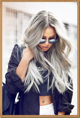 Color de pelo 2017 tendencias originales: granny hair