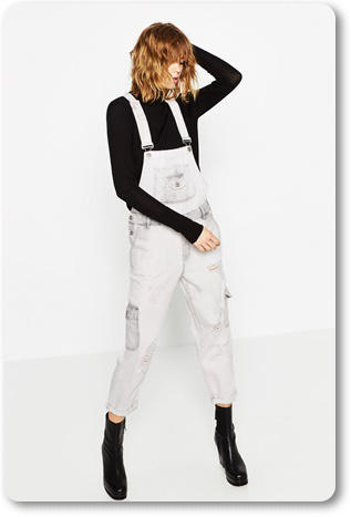 Rebajas Zara 2017: peto vaquero