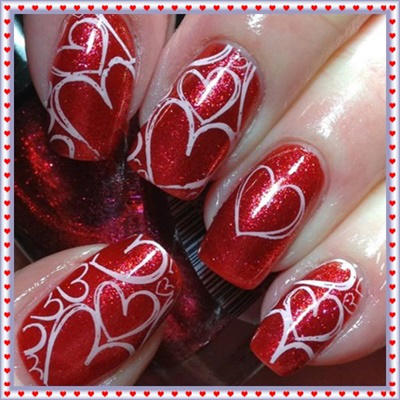 Uñas San Valentín, 5 ideas para copiar: corazones