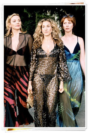 Los 10 mejores looks de Carrie Bradshaw: look de piscina