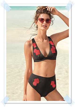 Bikinis y bañadores verano 2017: talle alto