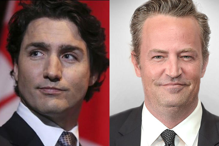 Famosos que han sido compañeros de clase: Justin Trudeau y Matthew Perry