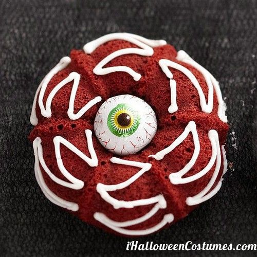 Cupcakes de Halloween: ojos