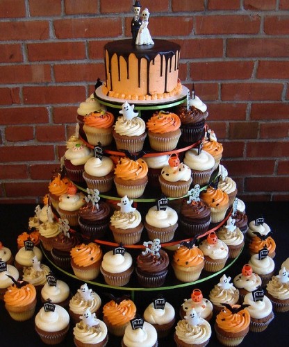 Cupcakes de Halloween: Tarta
