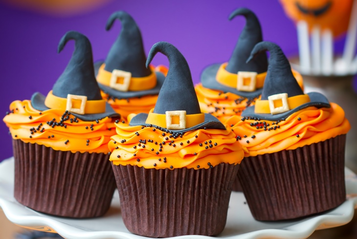 Cupcakes de Halloween: Brujitas