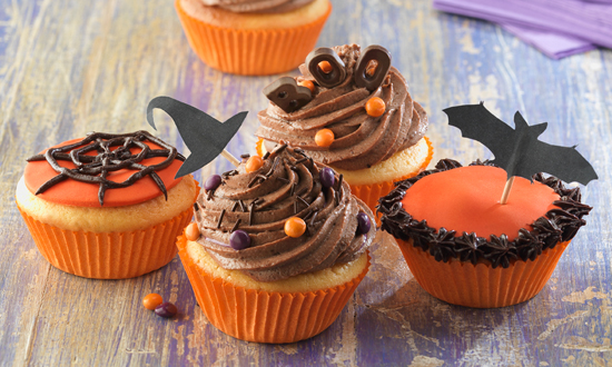 Cupcakes de Halloween: muchos diseños