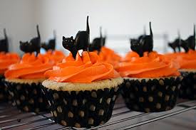 Cupcakes de Halloween: en relieve