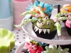 Cupcakes de Halloween: colores