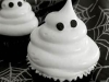 Cupcakes de Halloween: fantasmas
