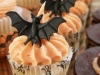Cupcakes de Halloween: muerciélagos