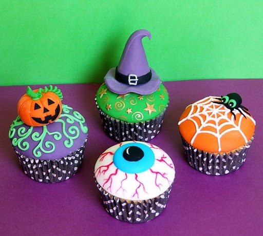 Cupcakes de Halloween: variados