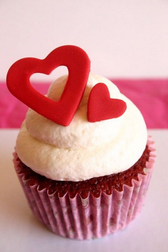 Cupcakes San Valentín: Elegante