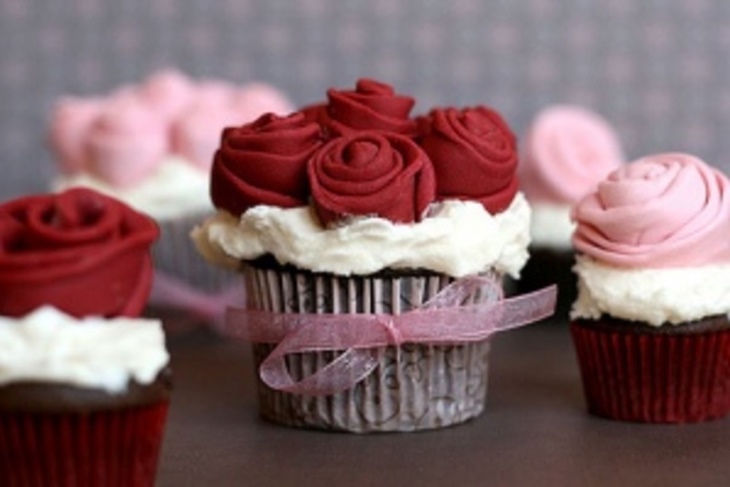 Cupcakes San Valentín: Elaborados